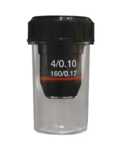 Lente objetiva acromática 4x - OA4-B