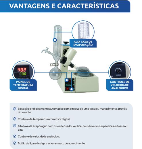 Evaporador Rotativo Automatizado, Digital com Circulação até 150rpm - SKL-25C