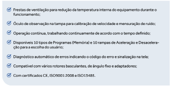 Centrífuga Digital até 2400rpm para butirômetro de Gerber Bivolt - DTB-2400-BI
