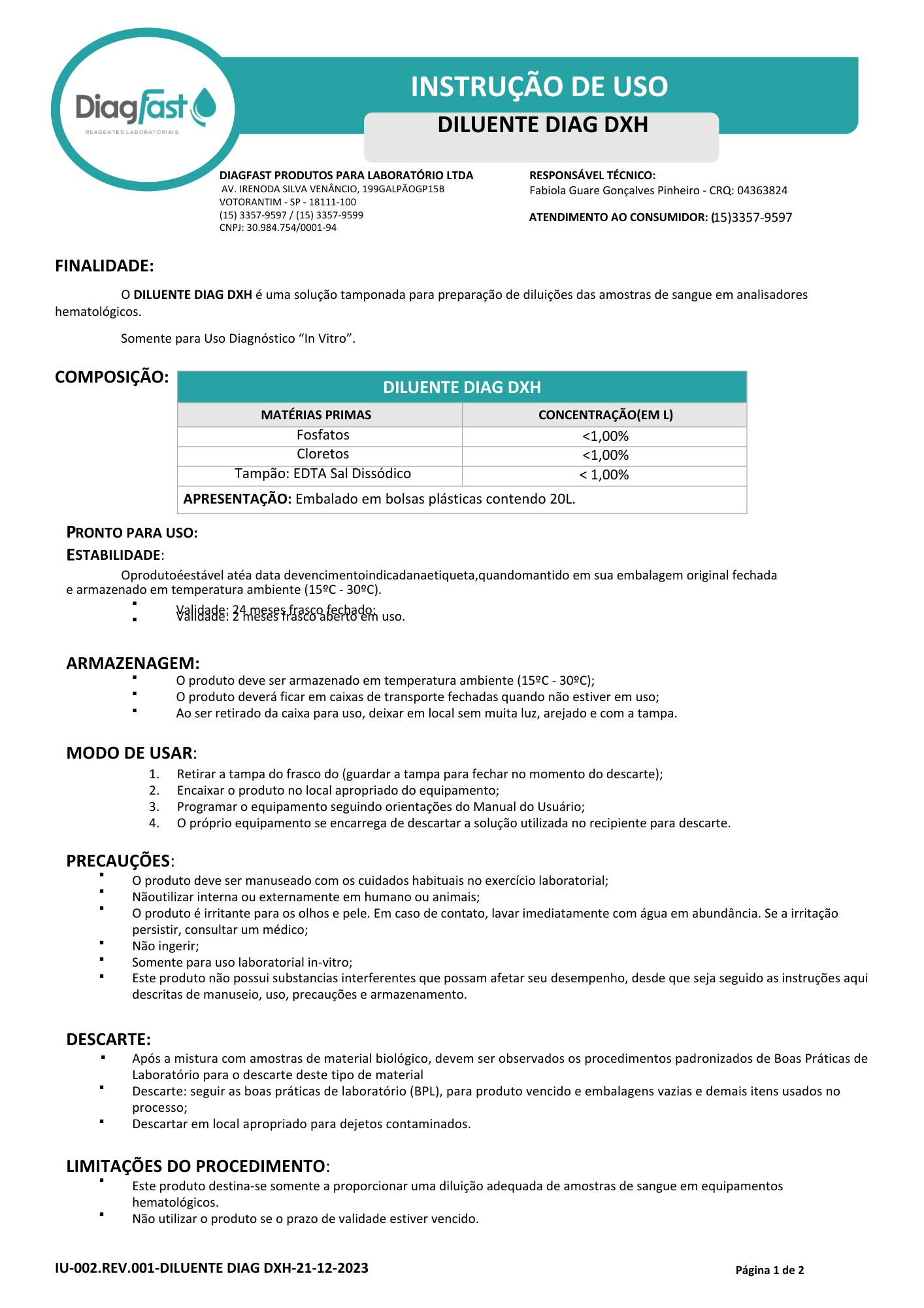 REAGENTES  COULTER DXH