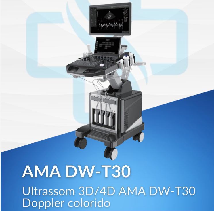  Ultrassom Colorido 3D 4D  AMA DW-T30