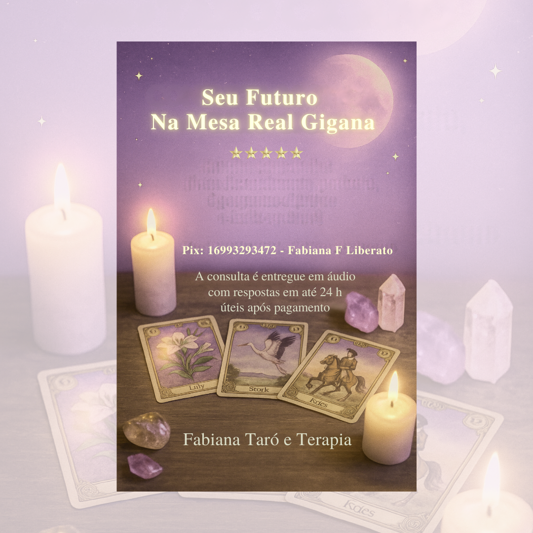Seu Futuro na Mesa Real Cigana✨🌙
