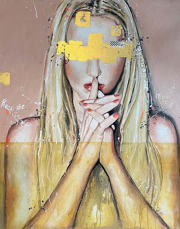 Keep the Secret (80 x 100 x 4 cm)