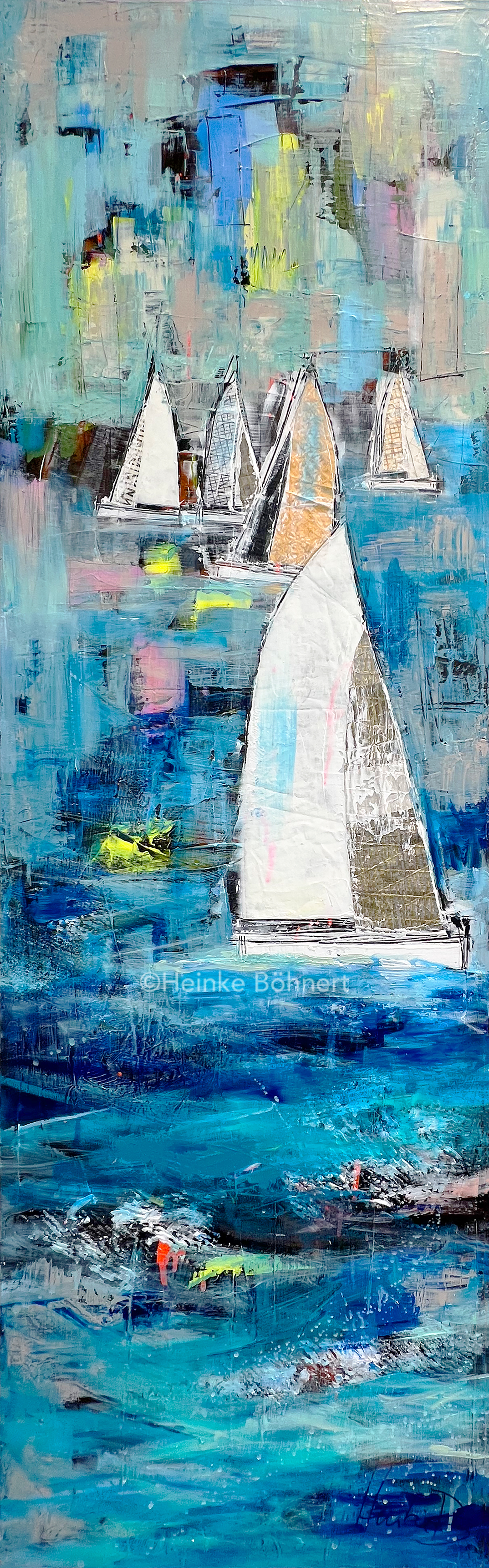 Sommerfreude I (140 x 50 cm)