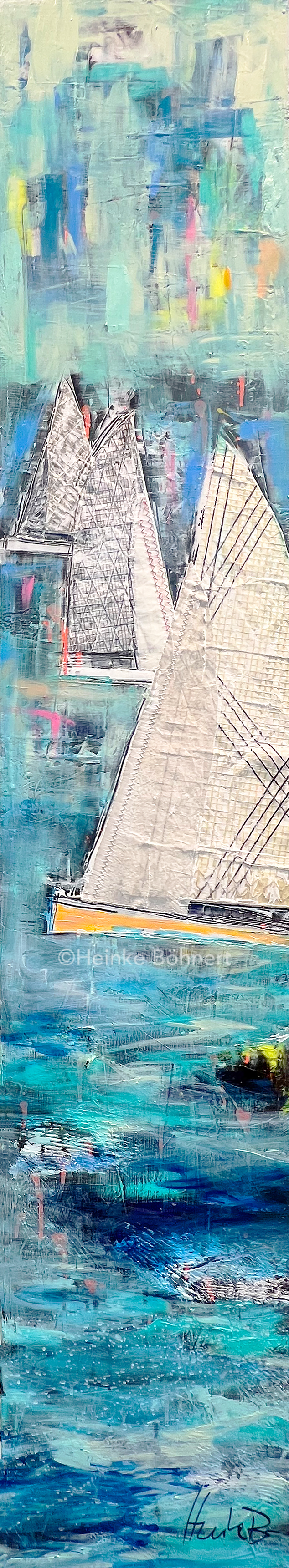 Sommerfreude II (140 x 30 cm)