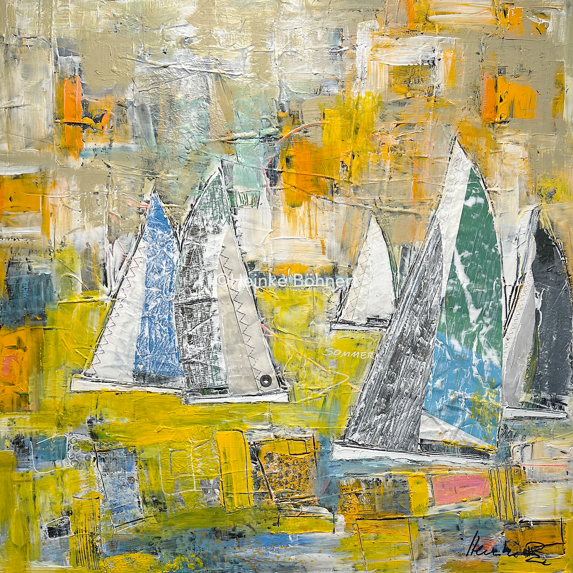 Bester Sommer (80 x 80 cm)