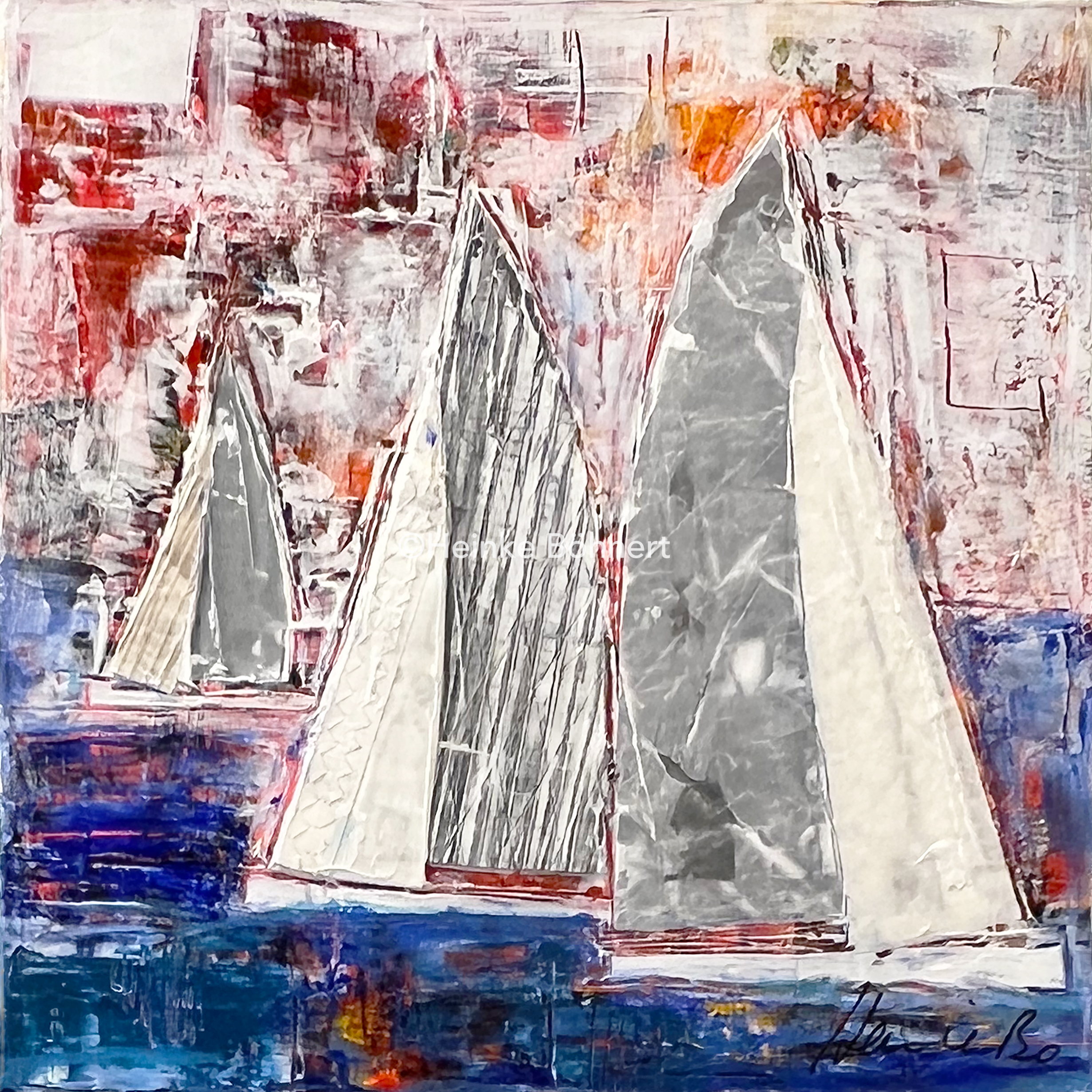 Red Background (40 x 40 cm)