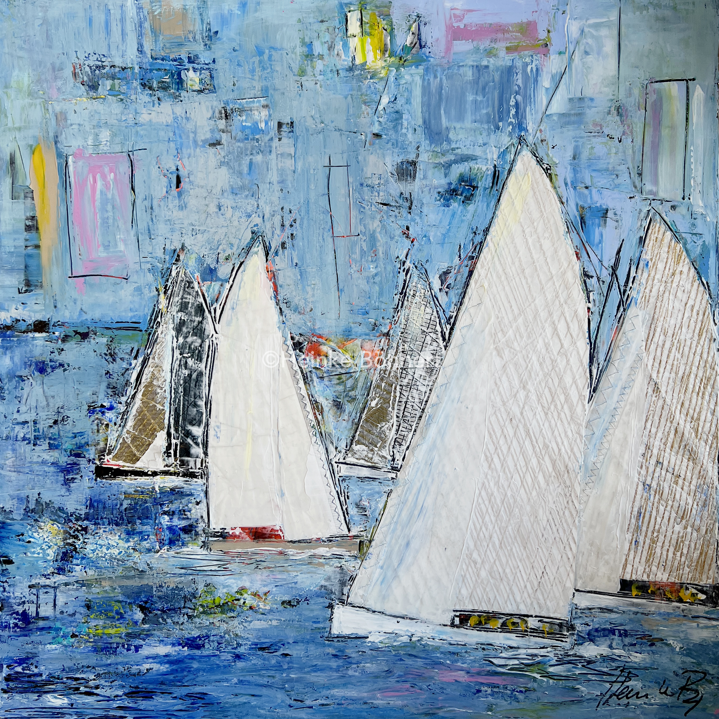 Nice Blue (60 x 60 cm)
