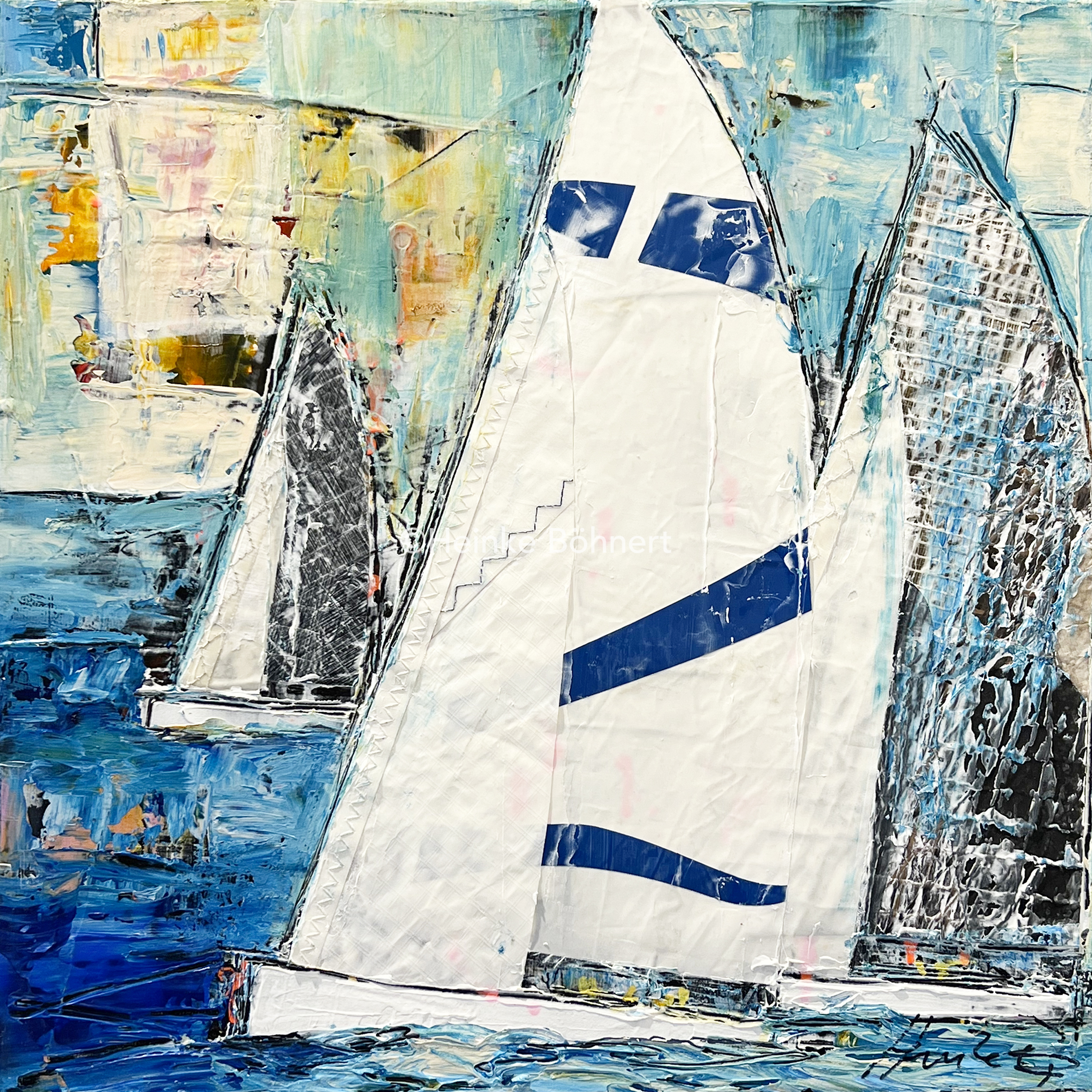 Sweet Blue (40 x 40 cm)