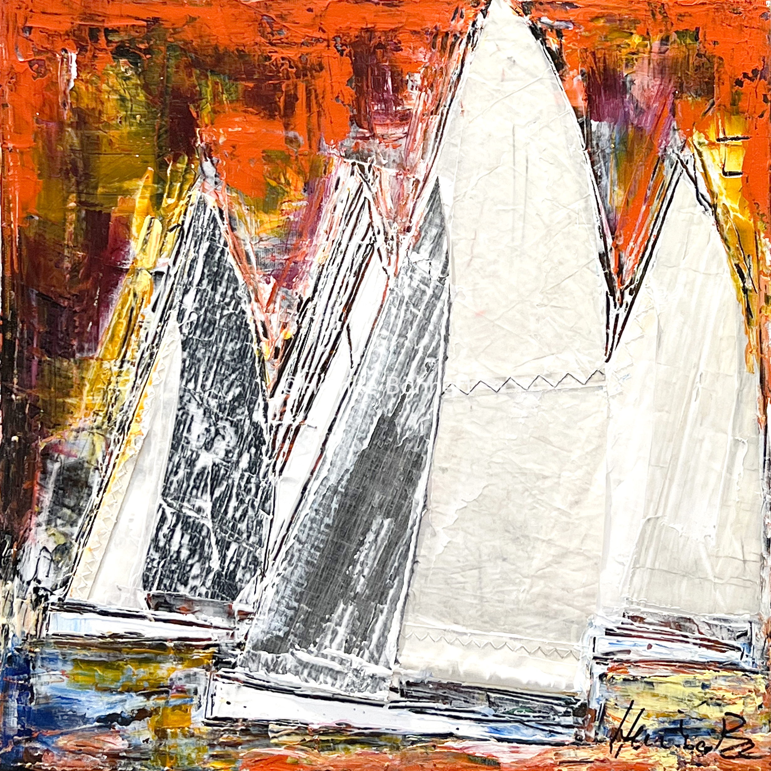Red Dream (40 x 40 cm)