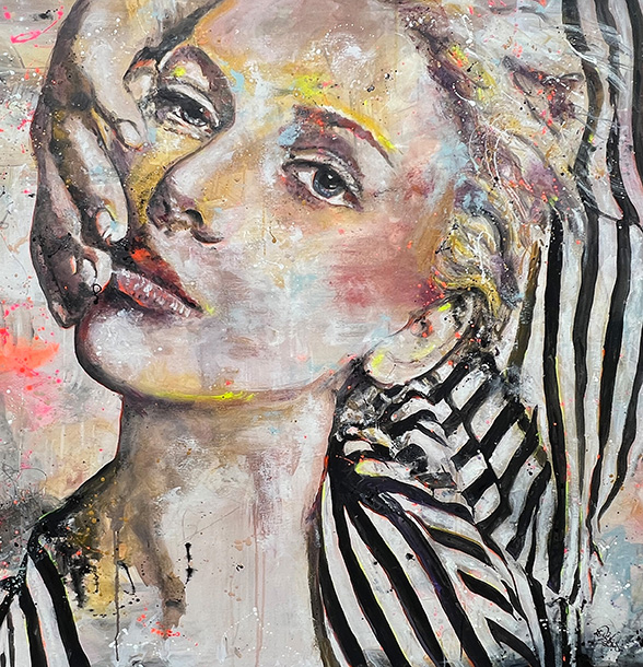 Je préfère rayé (30 x 30 cm)