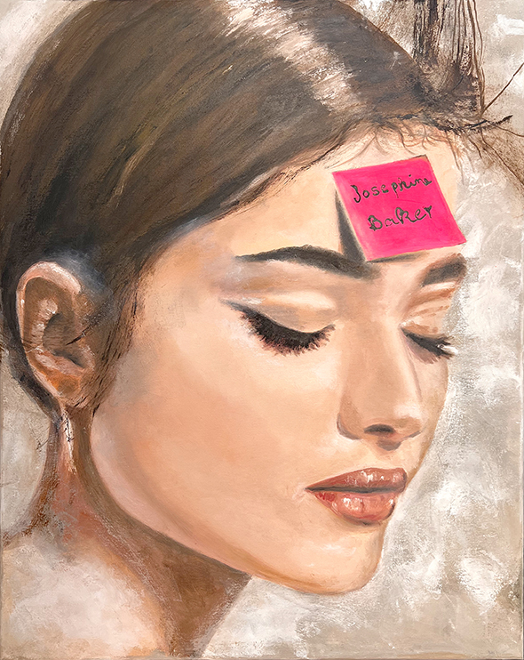 Who am I - Josephine Baker (30 x 30 cm)