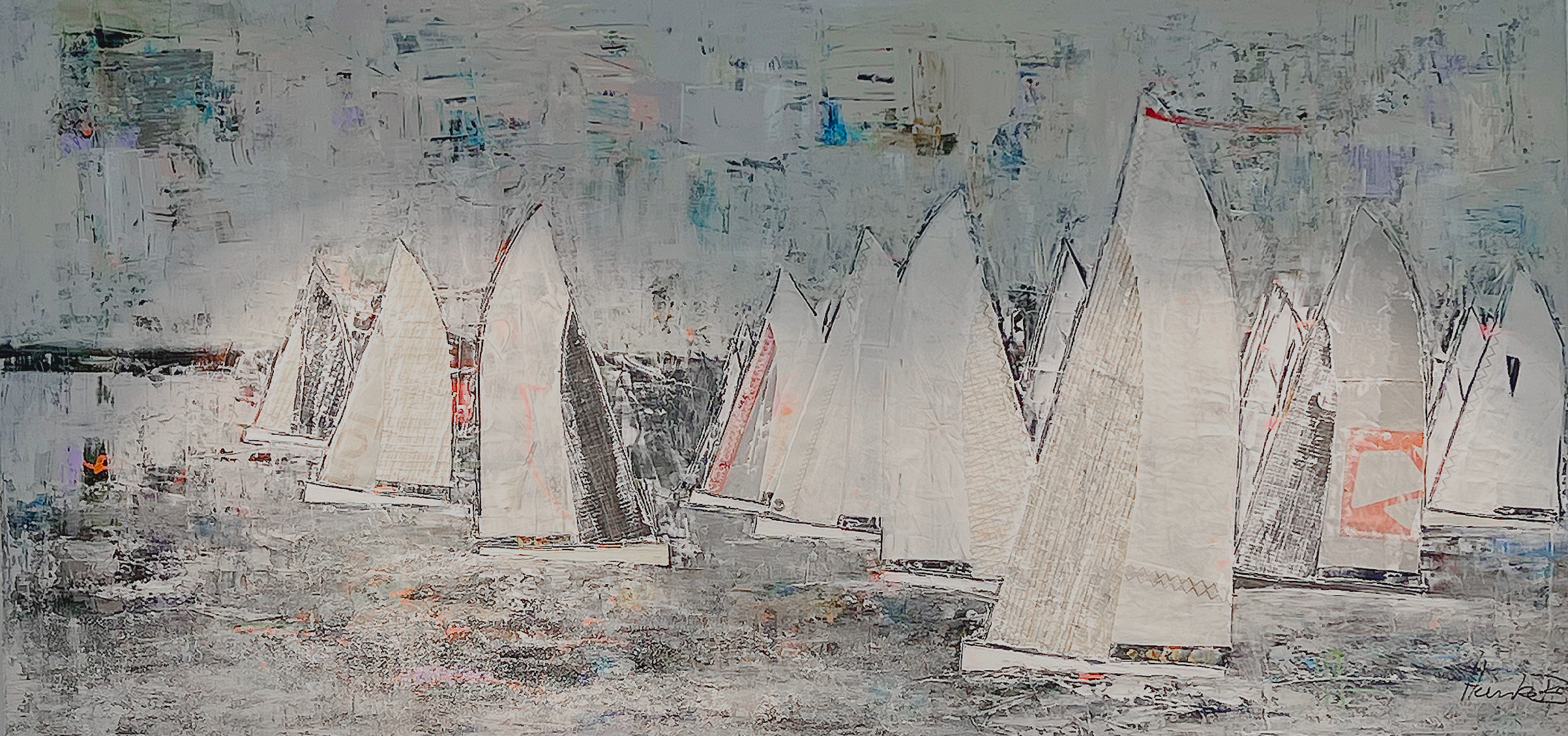Big Friendly Grey  (180 x 90 cm)