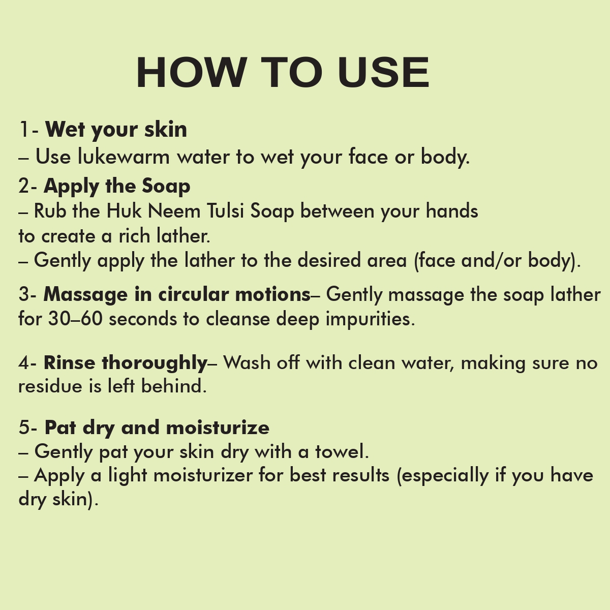 Huk Kiwi Soap With Coconut Oil & Glycerin 