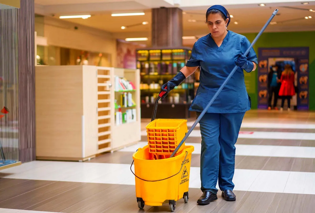 Limpieza en centros comerciales