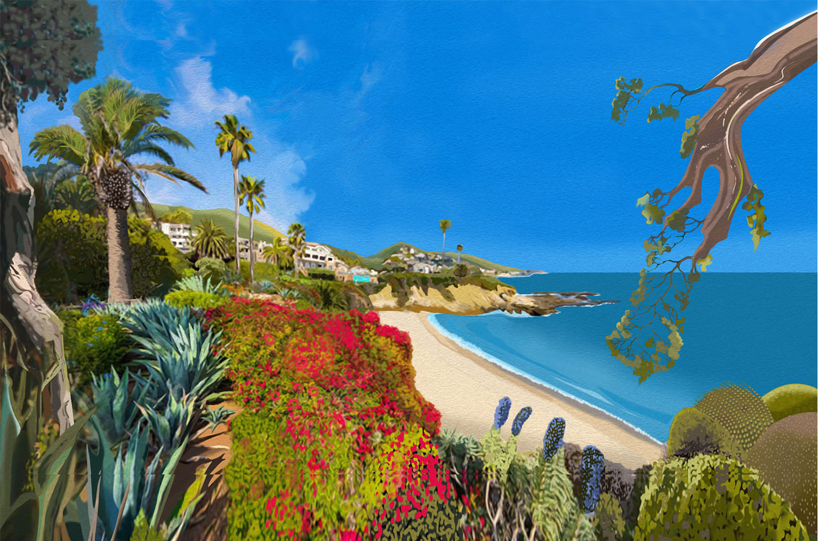 Coastal Landscape Painting