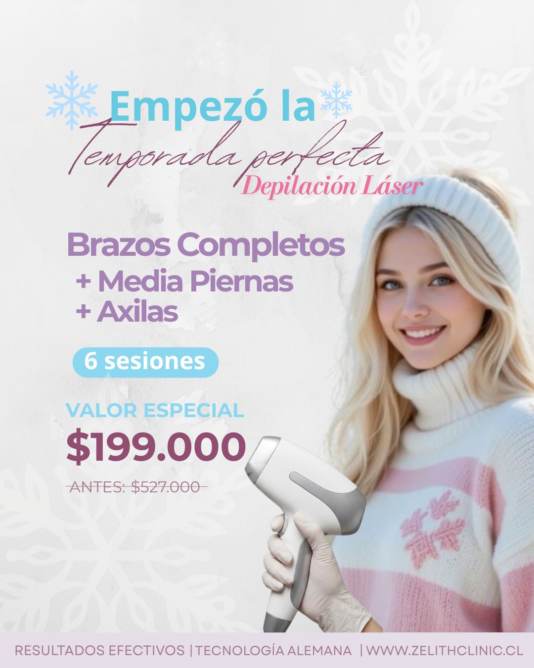 Brazos Completos + Media Pierna + Axilas
