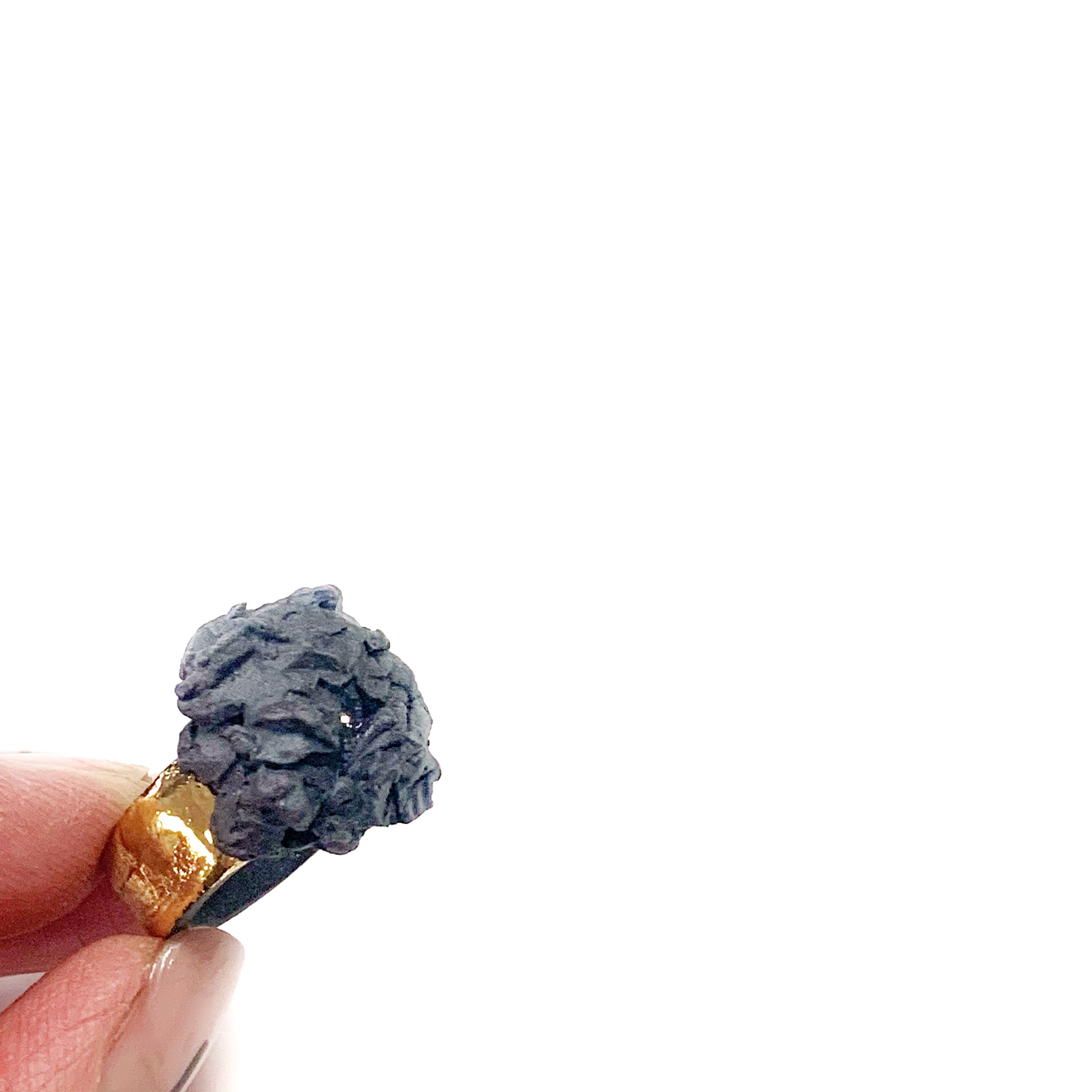 Juodas porcelianinis žiedas "BLACK DIAMOND"