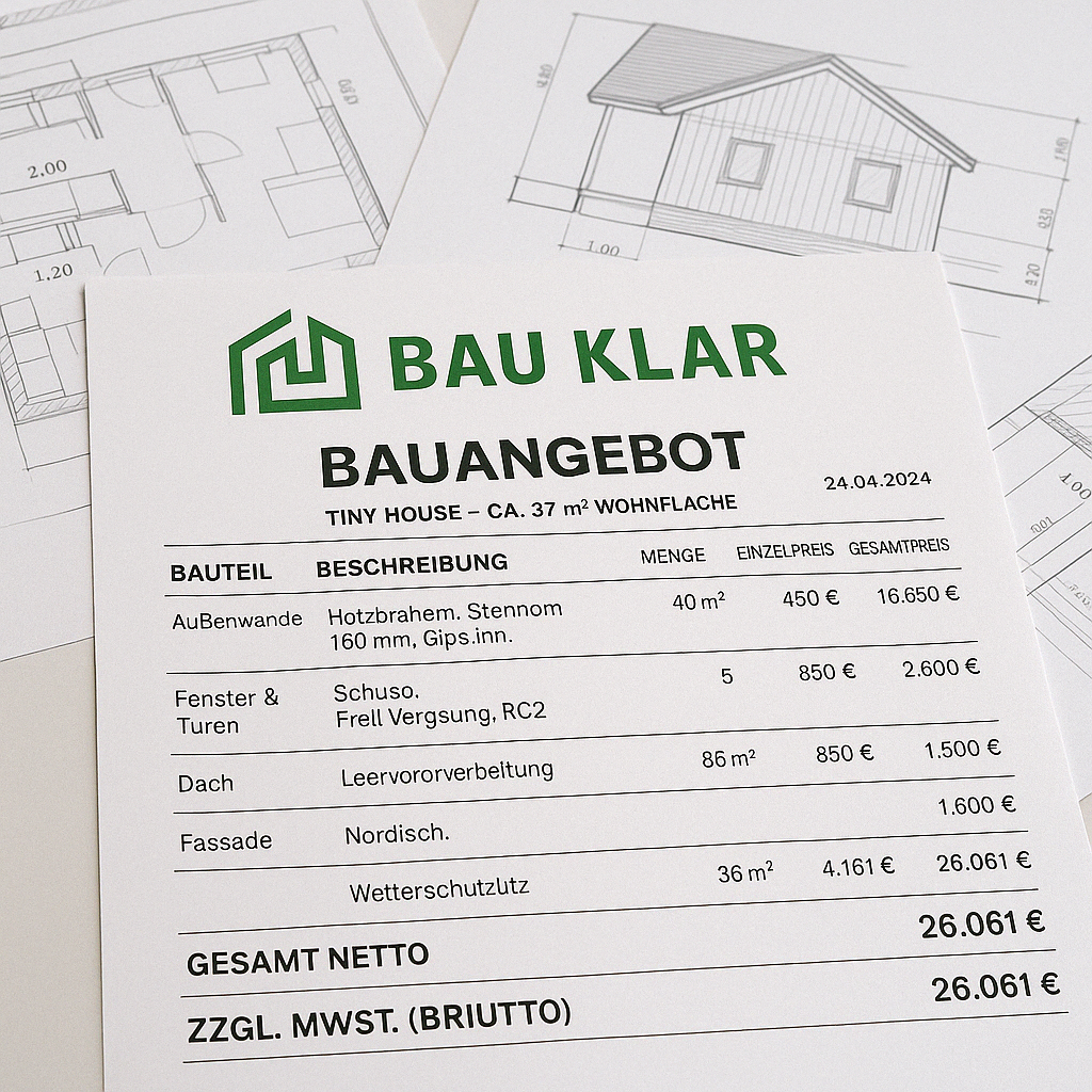 đź§ľ DIN 276 PDF-Angebot (Basisversion)