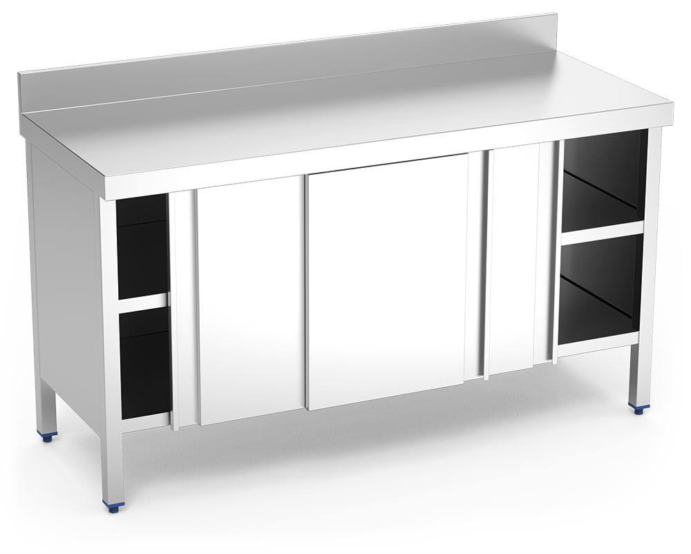 Mesa Mural con puertas correderas