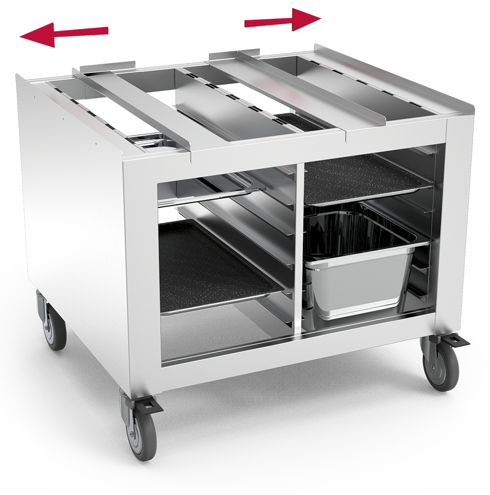 Mesa-bastidor para horno