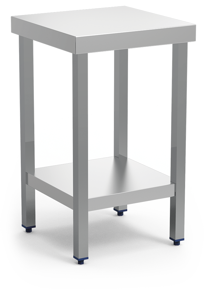 Mesa central con entrepaño especial maquinaria - Altura estándar 