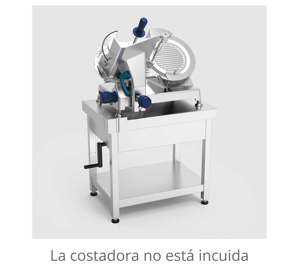 Mesa para maquinaria con sistema de elevación