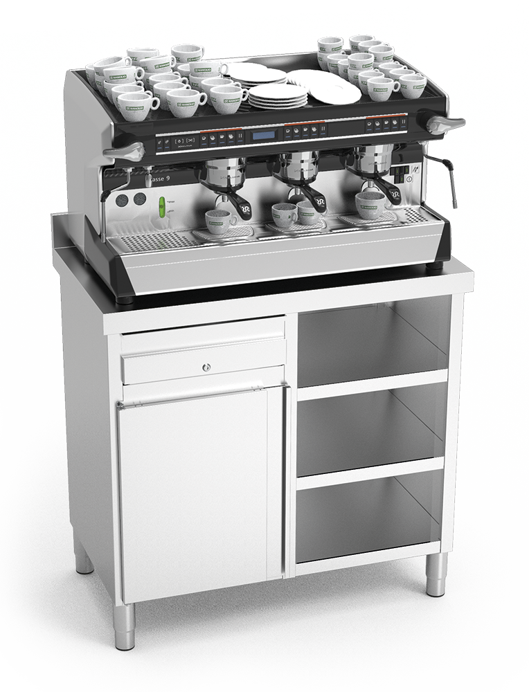 Mueble Cafetero Inox Basic