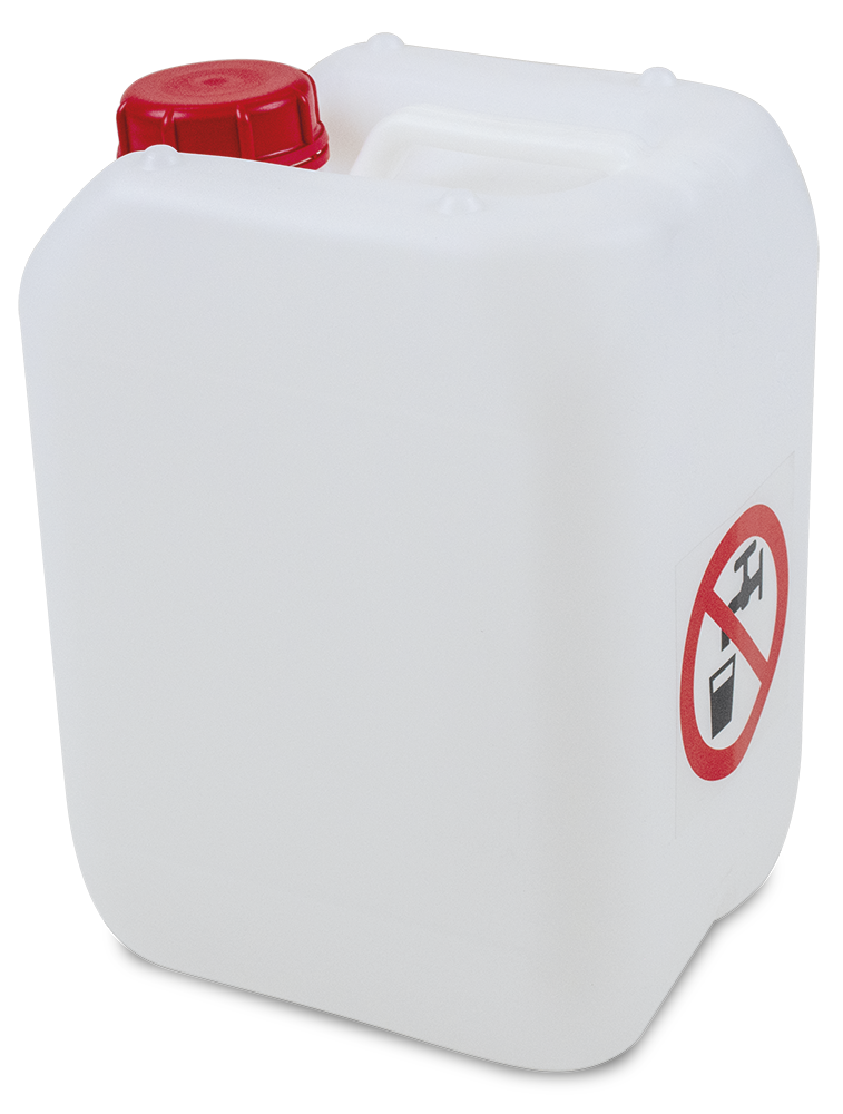   Bidón apilable translúcido 10 lts.