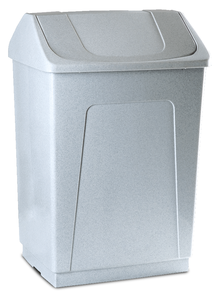  Contenedor de plástico con tapa 55 litros