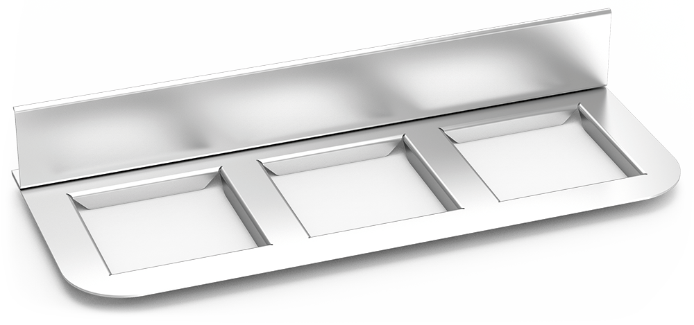 Adaptador de cestillos cuberteros para c arro de servicio