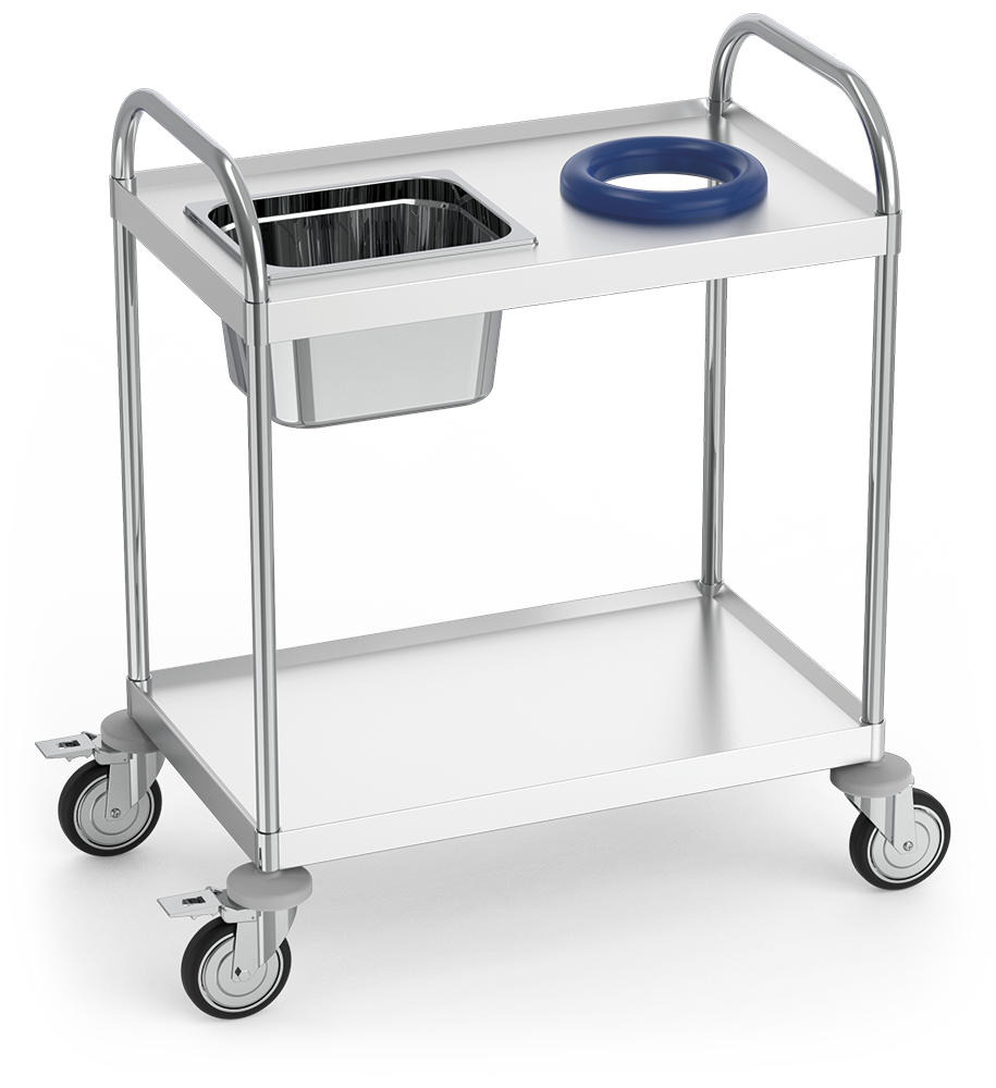  Carro de recogida inox 
