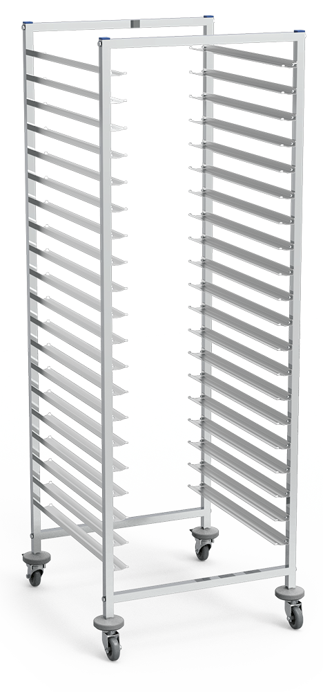Carro bandejero multinorma (Gastronorm / Euronorm / Pastelería)