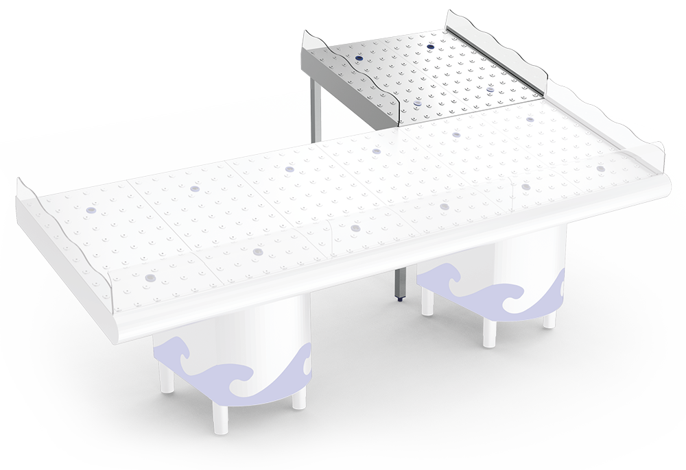  Prolongación para mostrador de pescadería 