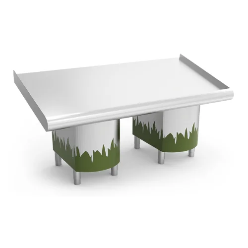 Adhesivo "Hierba" para pie de mostrador de pescadería