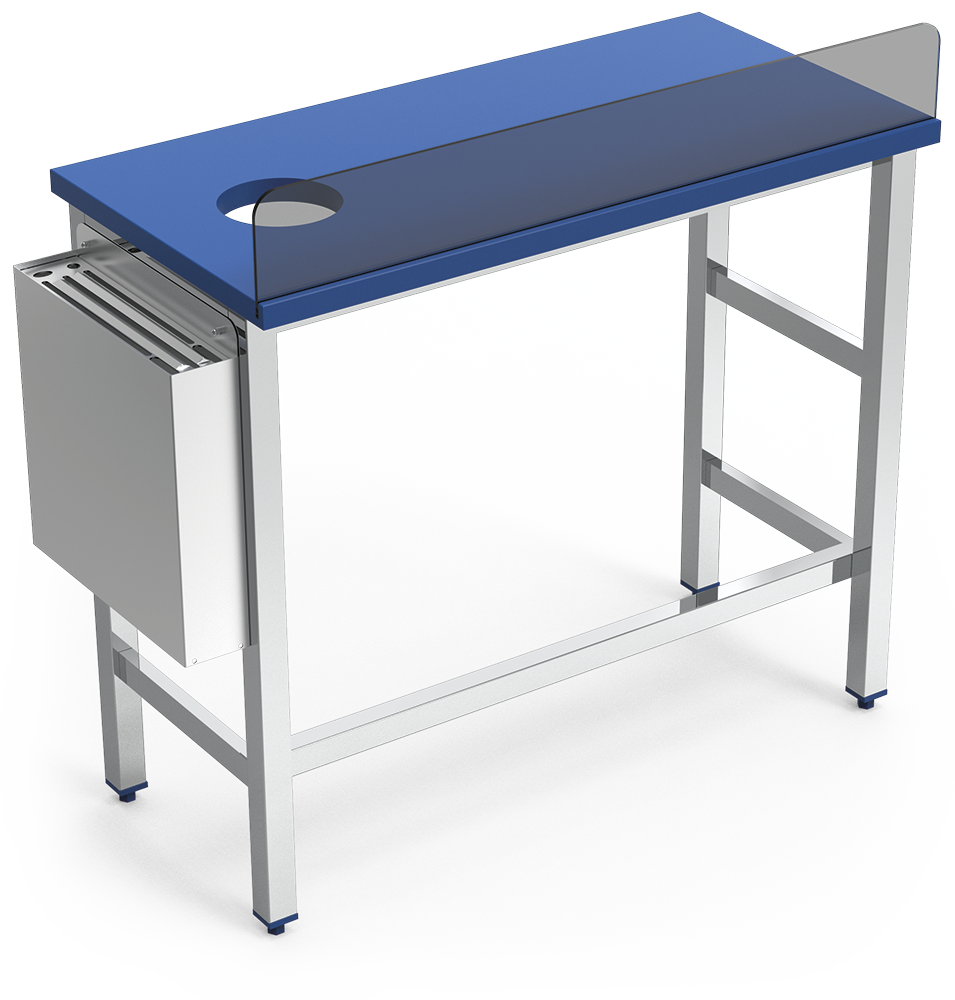  Puesto pescadero encimera polietileno 