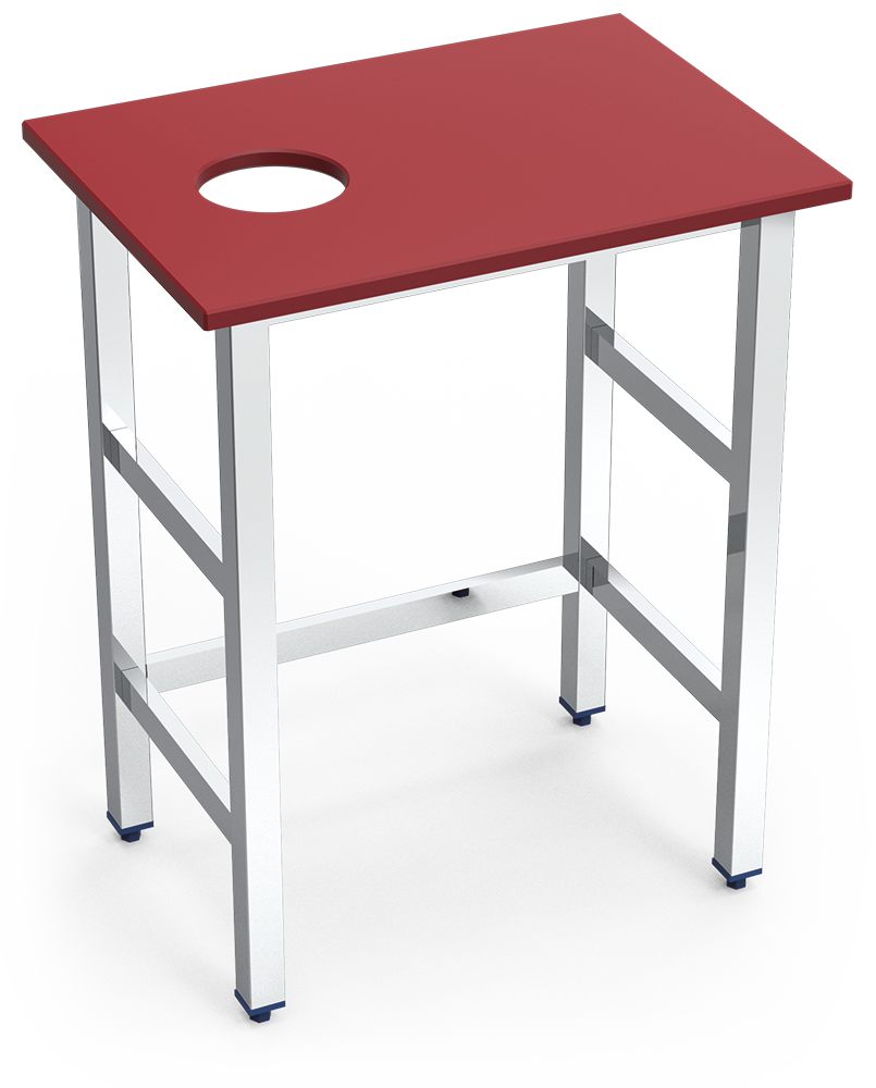 Puesto pescadero modelo sencillo