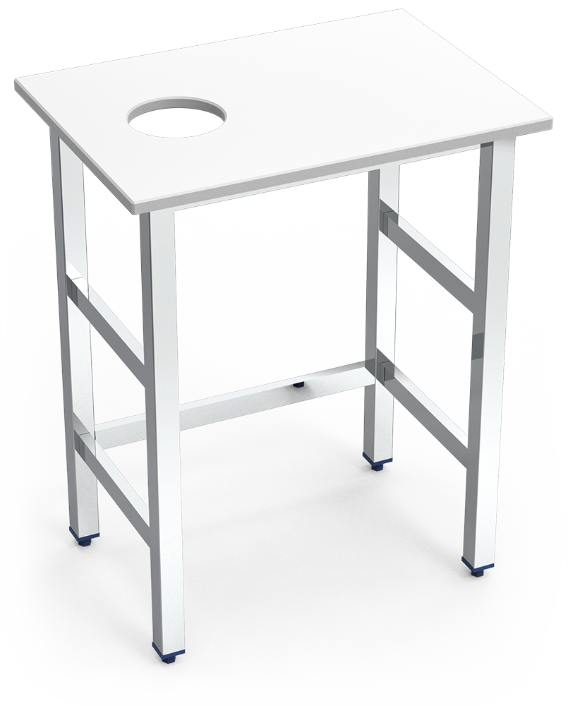 Puesto pescadero modelo sencillo