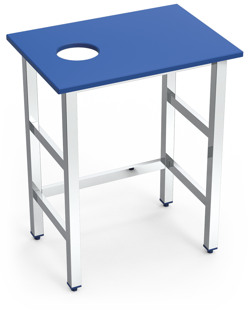 Puesto pescadero modelo sencillo