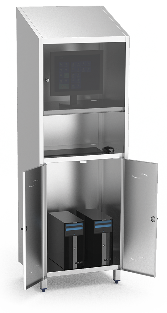  Armario inox para equipos informáticos  