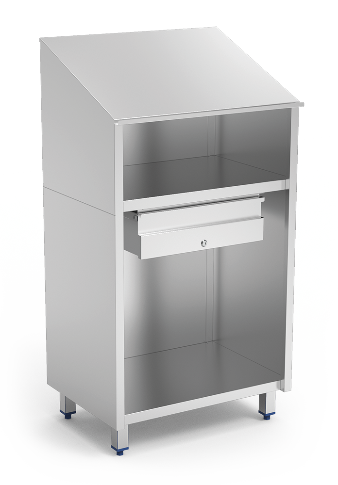 Atril de acero inoxidable