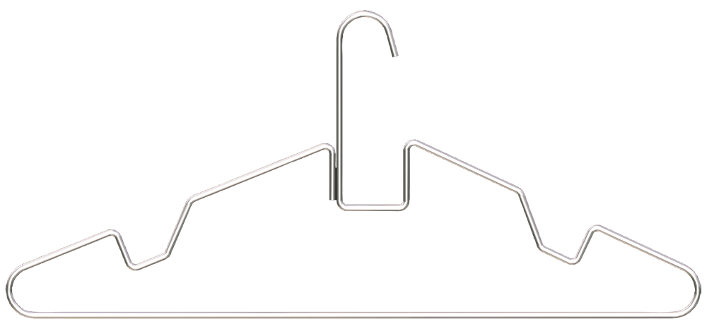 Percha industrial de acero inoxidable 