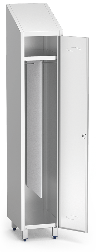  Separador vertical para taquilla de puerta grande en pvc  