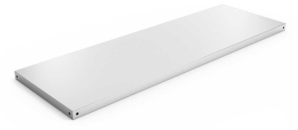 Estantes lisos para estanterías modulares