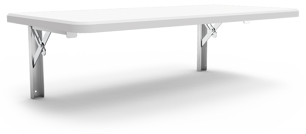  Estante mural de fibra abatible 