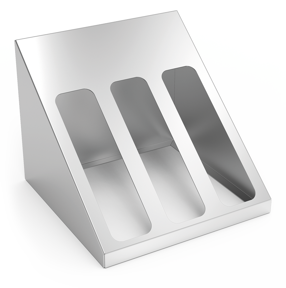  Botellero expositor inox de sobremesa para vino 