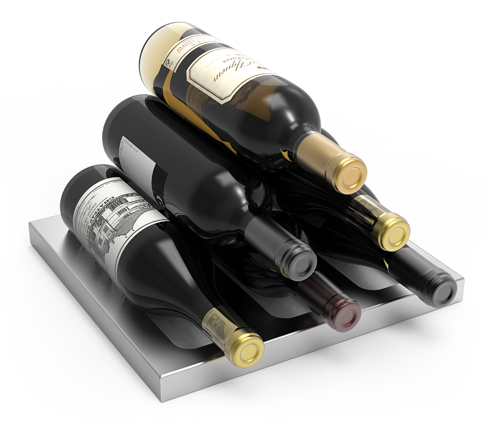  Botellero de sobremesa para botellas de vino 