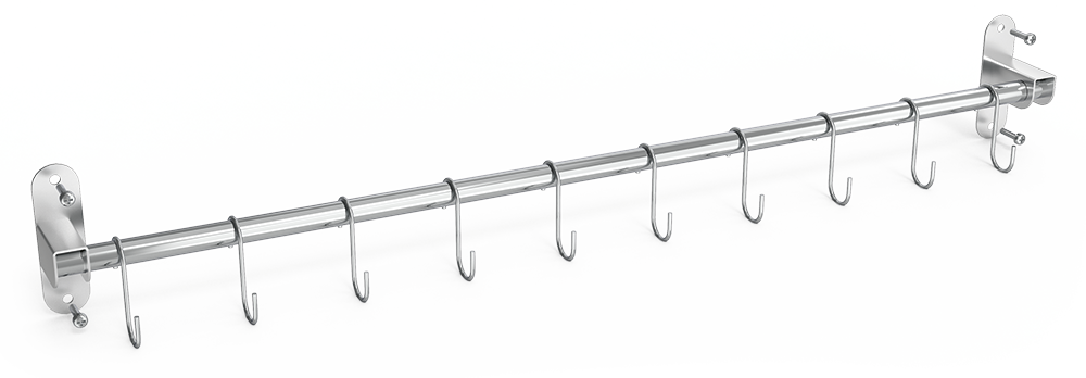 Kit para colgar utensilios en inox