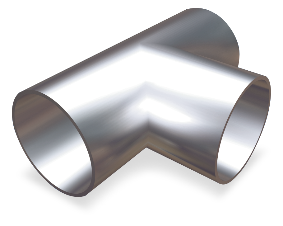  Tubos en forma de " T "