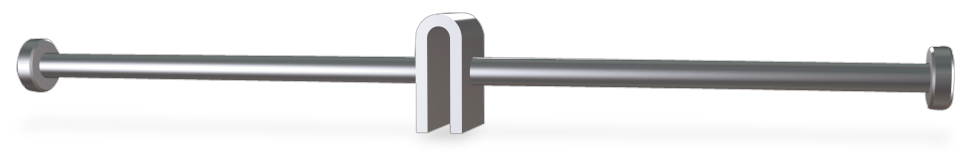 Gancho inox salchichero doble